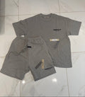 *AUTHENTIC * Dark Oatmeal Essentials Short Set