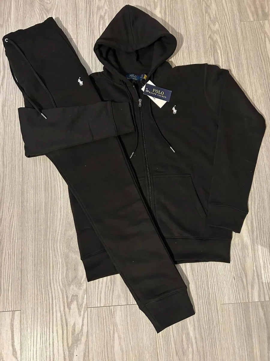 * AUTHENTIC * Ralph Lauren Black Tracksuit